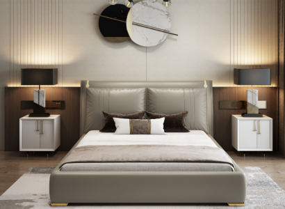 Modern Schlafzimmer Bett Luxus Doppel 180x200 Möbel Betten Einrichtung